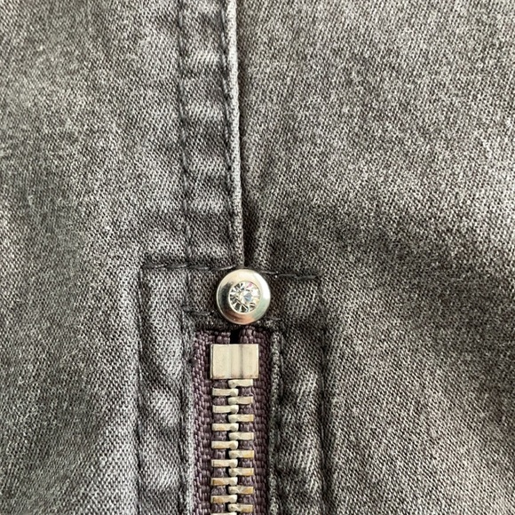 ACEZUNG Jean Jacket with Cable Knit Sweater Design - Picture 16 of 16